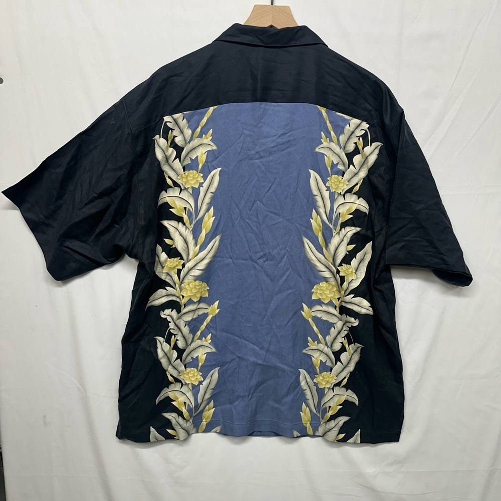 Tommy Bahama Men’s 100% Silk Hawaiian Shirt Floral XL - Picture 6 of 9